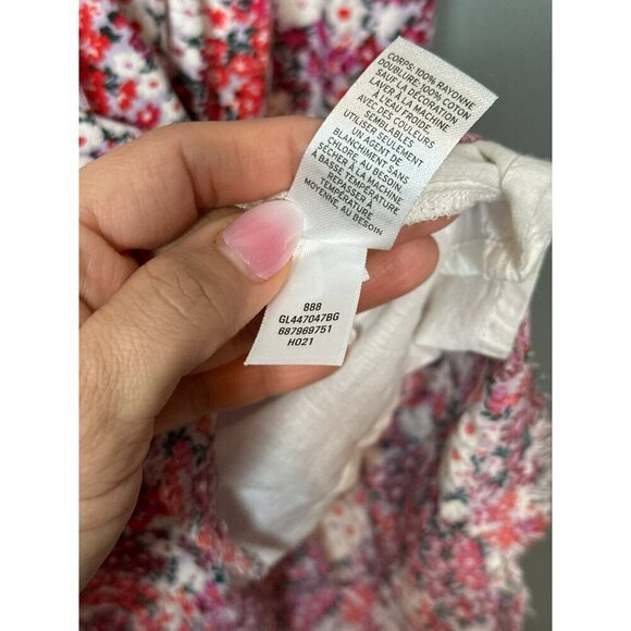 Nordstrom Girls Gauze Floral Tiered Lightweight Sundress Large 10-12 NWOT - Picture 9 of 13